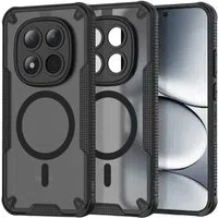 Custodia MagSafe per Xiaomi Poco M8 Pro / Redmi Note 15 Pro+ 5G, Tech-Protect, Rugged Shield, Nera — 3