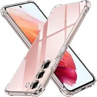 Custodia per Samsung Galaxy S22 5G S901, Techsuit, Shockproof Clear, Trasparente — 3