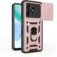 Custodia per Honor X5c Plus, Techsuit, CamShield, Rosa Dorato — 3