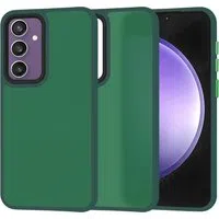 Custodia per Samsung Galaxy S23 FE S711, Techsuit, HaloFrost, Verde — 3