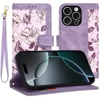 Custodia per Apple iPhone 16 Pro, Techsuit, FlipCraft, Viola — 3