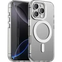 Custodia MagSafe per Apple iPhone 16 Pro Max, Techsuit, CandyCase, Bianca — 3