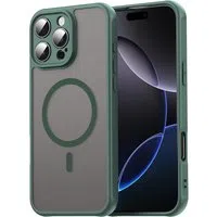 Custodia MagSafe per Apple iPhone 16 Pro Max, Techsuit, HaloFrost II, Verde — 3