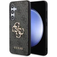 Custodia per Samsung Galaxy S24+ S926, Guess, 4G Big Logo, Nera — 3