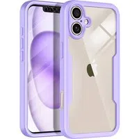 Custodia per Apple iPhone 17, Techsuit, ColorVerse 360, Viola — 3
