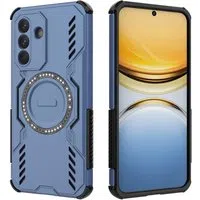 Custodia MagSafe per Samsung Galaxy A37 5G, Techsuit, ArmorMag, Blu — 3