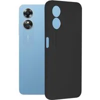 Custodia per Oppo A17, Techsuit, Soft Edge, Nera — 3