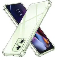 Custodia per Motorola Moto G64 / G54 Power Edition, Techsuit, Shockproof Clear, Trasparente — 3