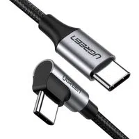 Cavo Dati e Ricarica USB-C - USB-C UGREEN US255 Angled, 60W, 3m, Grigio — 3