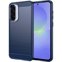 Custodia per Samsung Galaxy A56 A566 / A36 A366, Techsuit, Carbonio, Blu — 3