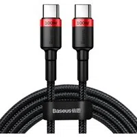 Cavo Dati e Ricarica USB-C - USB-C Baseus Cafule, 100W, 2m, Rosso CATKLF-AL91 — 3