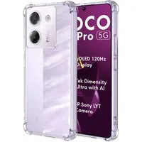 Custodia per Xiaomi Poco M7 Pro 5G, Techsuit, Shockproof Clear, Trasparente — 3