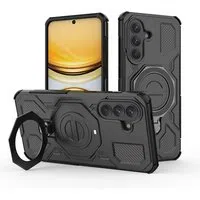 Custodia per Samsung Galaxy A37 5G, Techsuit, Carbon Shield Pro, Nera — 3