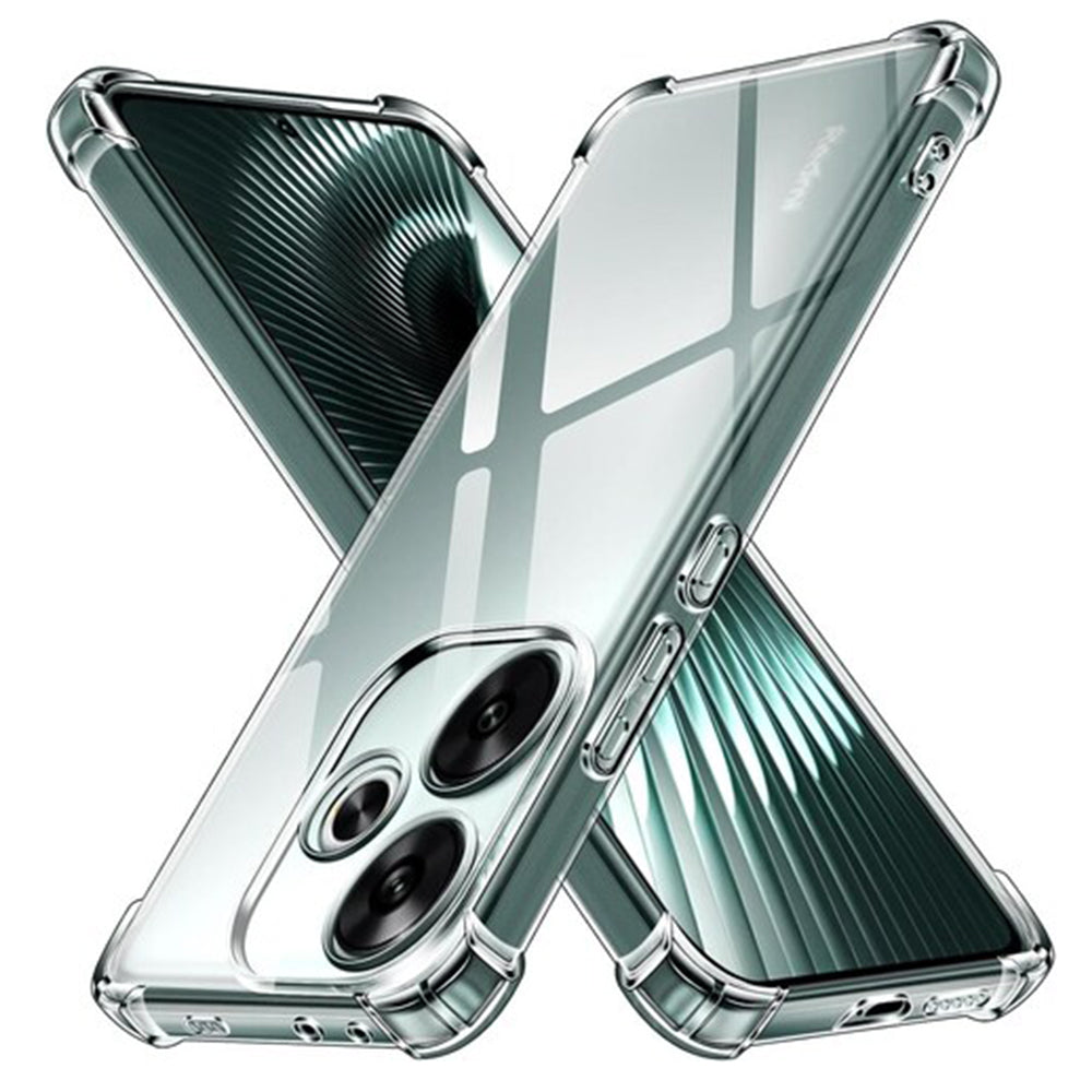 Custodia per Xiaomi Poco M6 4G / Redmi 13, Techsuit, Shockproof Clear, Trasparente