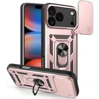 Custodia per Apple iPhone 17 Pro, Techsuit, CamShield, Rosa — 3