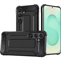 Custodia per Samsung Galaxy S25 S931, Techsuit, Hybrid Armor, Nera — 3