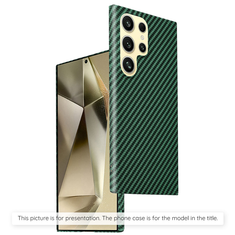 Techsuit Custodia per Samsung Galaxy S24+ S926, Techsuit, Carbonite FiberShell, Verde