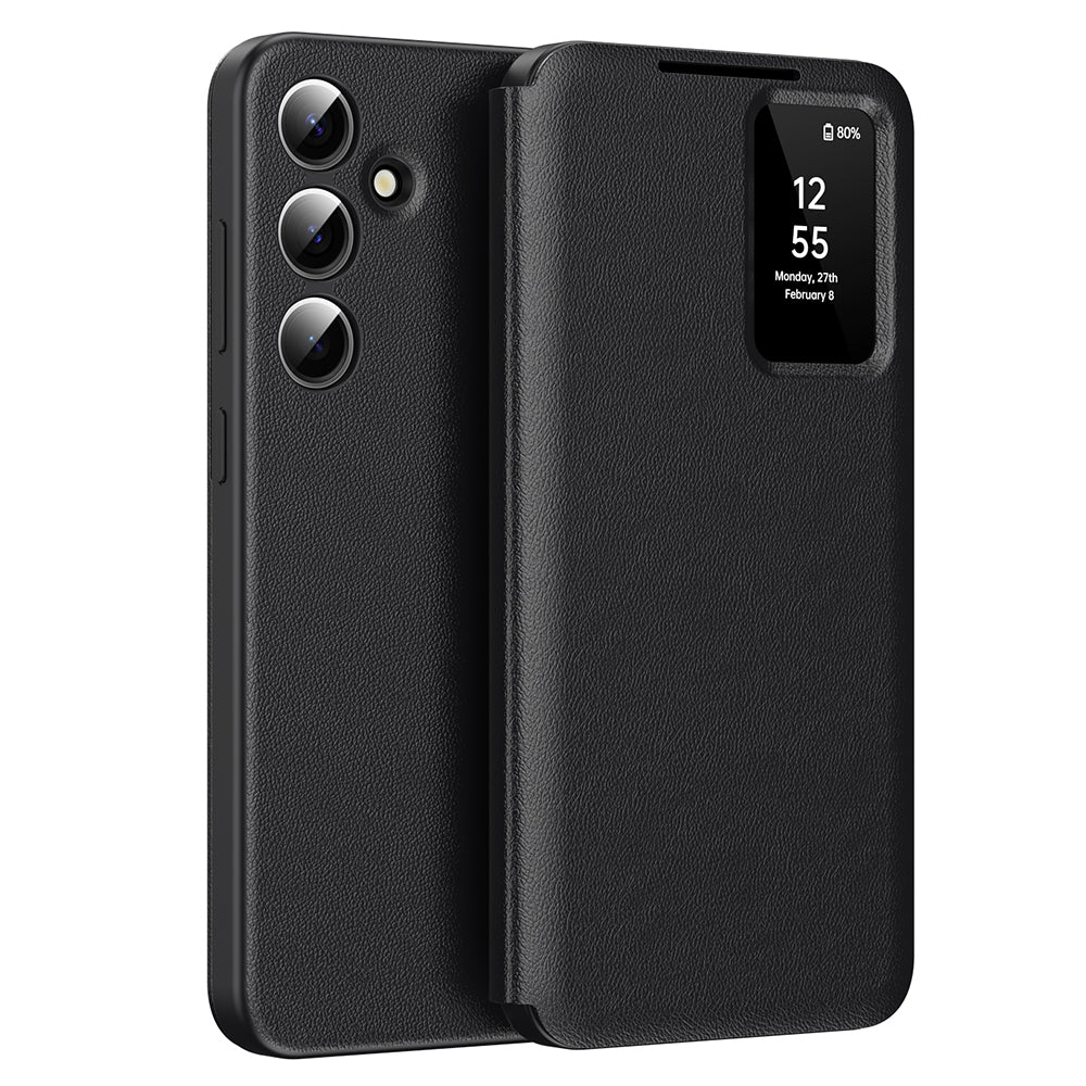 Techsuit Custodia per Samsung Galaxy S25 S931, Techsuit, SmartView, Nera