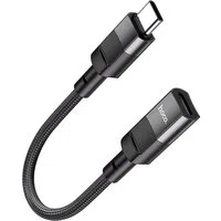 Adattatore Dati e Ricarica Lightning - USB-C HOCO U107, 0,1m, Nero — 3