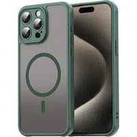 Custodia MagSafe per Apple iPhone 15 Pro Max, Techsuit, HaloFrost II, Verde — 3