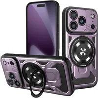 Custodia per Apple iPhone 17 Pro, Techsuit, RuggedCam, Viola — 3