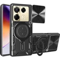 Custodia per Infinix Note 40 Pro+, Techsuit, CamGuard Pro, Nera — 3