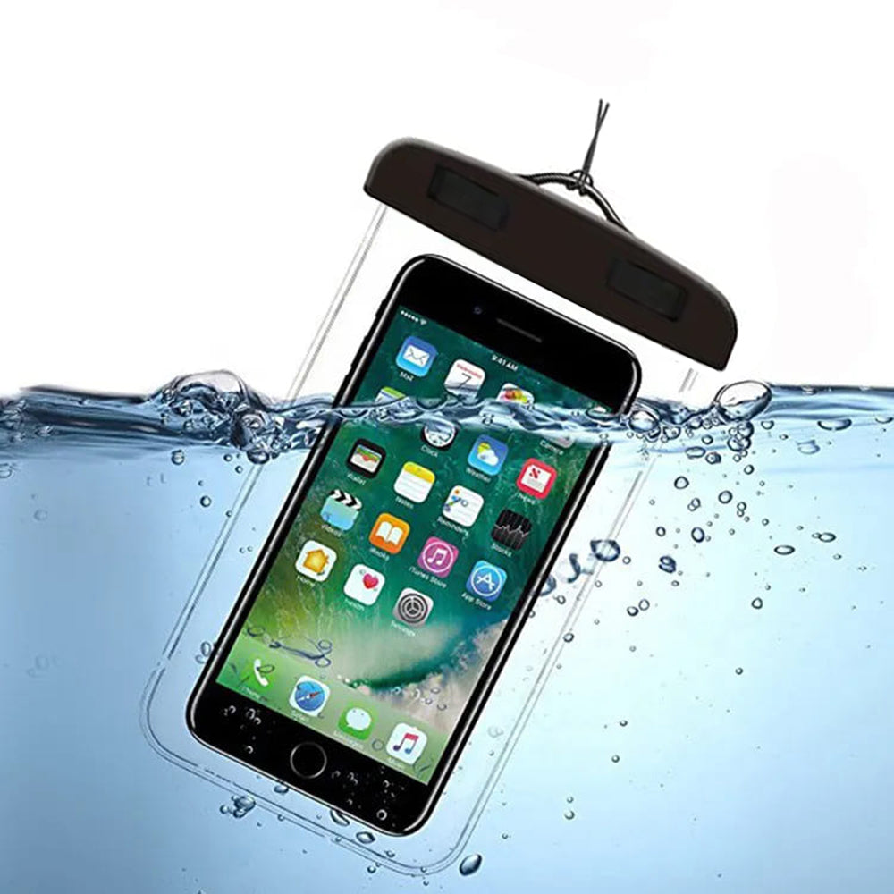 Custodia Universale Waterproof per Telefono max. 6,5 pollici, Techsuit, Nera