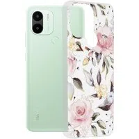 Custodia per Xiaomi Redmi A2+ / A1+, Techsuit, Marble, Bianca — 3