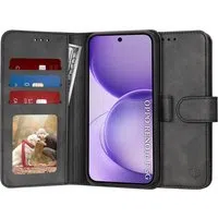Custodia per Oppo Reno16 F / Reno16 FS, Techsuit, Diary Book, Nera — 3