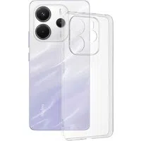 Custodia per Xiaomi Redmi Note 14 4G (Standard), Techsuit, Chiara, Trasparente — 3