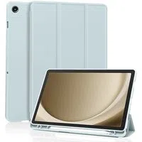 Custodia per Samsung Galaxy Tab A9+, Techsuit, Flex Trifold, Blu — 3
