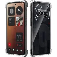 Custodia per Nothing Phone (3a), Techsuit, Shockproof Clear, Trasparente — 3