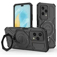 Custodia per Honor 200 Lite, Techsuit, Carbon Shield Pro, Nera — 3