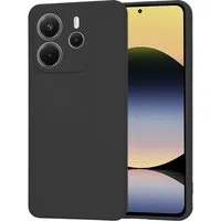 Custodia per Xiaomi Redmi Note 14 4G (Regionale), Techsuit, SoftFlex, Nera — 3