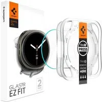 Pellicola Protettiva Spigen GlastR EZ FIT per Samsung Galaxy Watch9 / Watch8 40mm, Set 2 pezzi, Vetro Temperato AGL09874 — 3