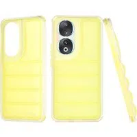 Custodia per Honor 90, Techsuit, Wave Shield, Gialla — 3
