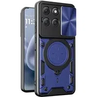 Custodia per Motorola Moto G86, Techsuit, CamGuard Pro, Blu — 3