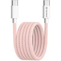 Cavo Dati e Ricarica USB-C - USB-C Techsuit PCB114D, 60W, 1m, Rosa — 3