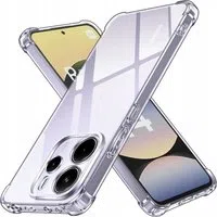 Custodia per Xiaomi Redmi Note 14 4G (Standard), Techsuit, Shockproof Clear, Trasparente — 3