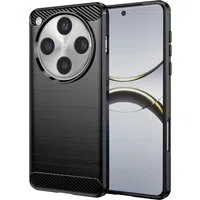 Custodia per Oppo Find X8 Pro, Techsuit, Carbonio, Nera — 3
