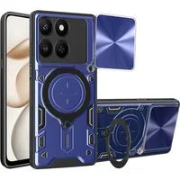 Custodia per Honor 400 Smart 4G / X7d 4G / 400 Smart 5G, Techsuit, CamGuard Pro, Blu — 3