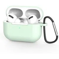 Custodia Techsuit Silicone Case per Apple AirPods Pro 3, Verde Chiaro — 3