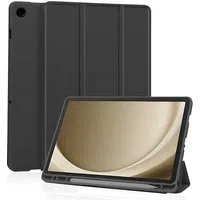 Custodia per Samsung Galaxy Tab A11+ / Tab A9+, Techsuit, Flex Trifold, Nera — 3