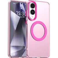 Custodia MagSafe per Samsung Galaxy S25 Edge S937, Techsuit, CandyCase, Rosa — 3
