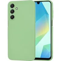 Custodia per Samsung Galaxy A16 5G A166 / A16 4G A165, Techsuit, SoftFlex, Verde Chiaro — 3