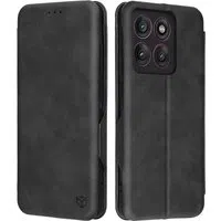 Custodia per Motorola Edge 60 Pro, Techsuit, Safe Wallet Plus, Nera — 3