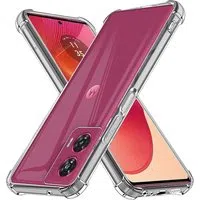 Custodia per Motorola Edge 50 Fusion, Techsuit, Shockproof Clear, Trasparente — 3