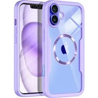 Custodia MagSafe per Apple iPhone 16, Techsuit, ColorVerse 360, Viola — 3