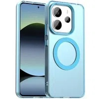 Custodia MagSafe per Xiaomi Redmi Note 14 5G, Techsuit, CandyCase, Blu — 3