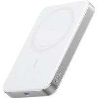 Batteria Esterna Wireless Anker MagGo Slim, 10000mAh, 30W, PD + FQI, 1 x QI - 1 x USB-C, Bianca A1664H21 — 3